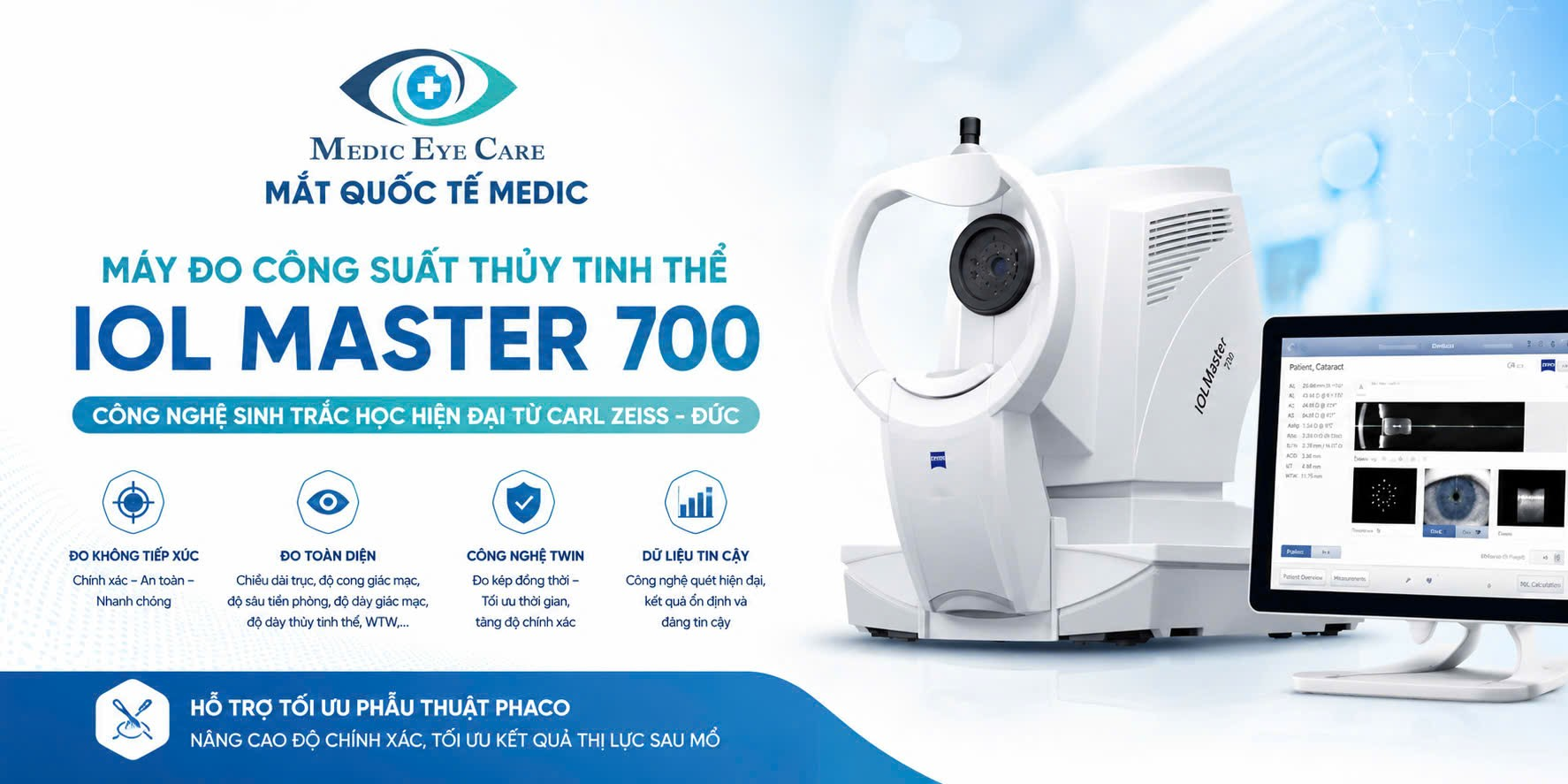 Hệ thống đo sinh trắc học IOLMaster 700 (Carl Zeiss)